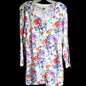 Apple Seed's Light Buttoned Floral Prints Women's Cardigan